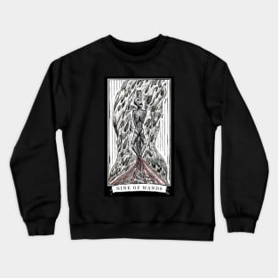 The Nine of Wands - The Tarot Restless Crewneck Sweatshirt